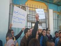 Manifestation des souscripteurs AADL 2 à Tipaza