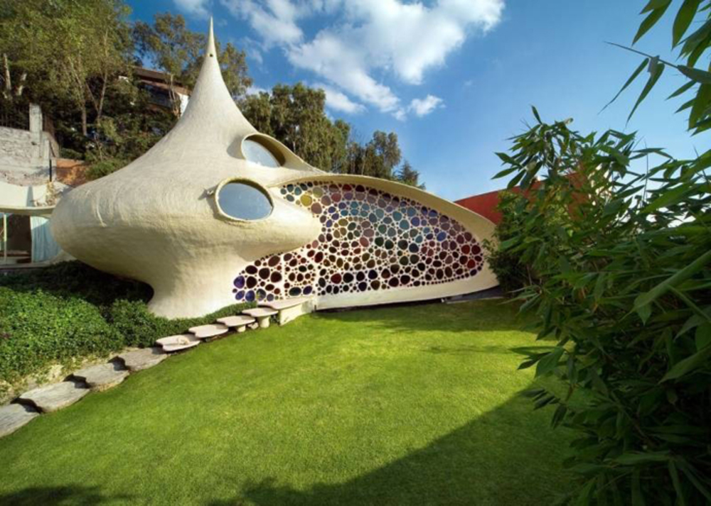 Insolite maison en forme de coquillage