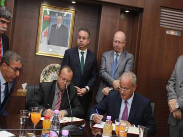 Temmar supervise la signature de la convention liant l