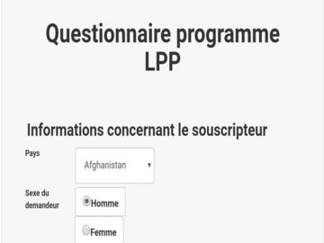 Demande logement LPP émigrés pas à pas