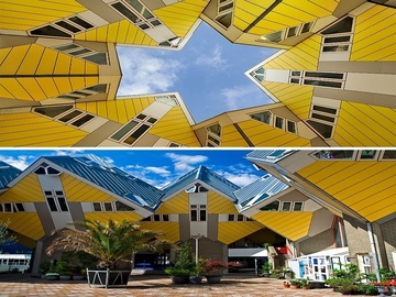 Les maisons cubes de Rotterdam