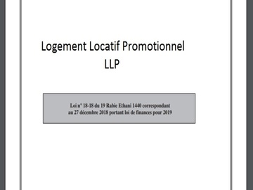 Le logement locatif promotionnel LLP est né