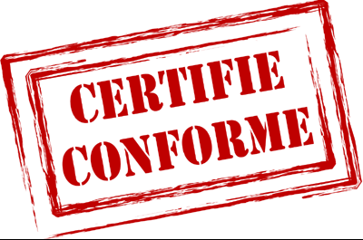 Certificat de conformité Algérie