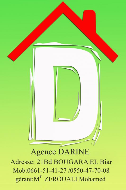 Agence immobilière Darine agréée par l'état | Wilaya Alger, Note