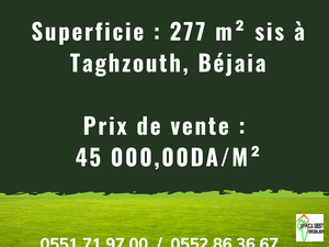 vente terrain bejaia