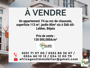 vente appartement