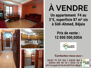 vente appartement bejaia