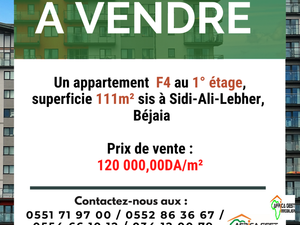 vente appartement