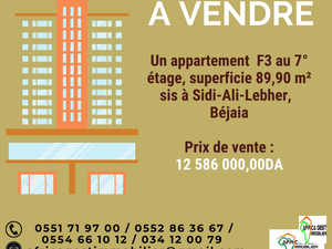 vente appartement bejaia