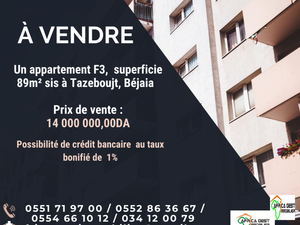 vente appartement