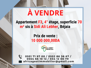 vente appartement bejaia