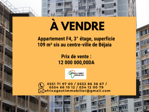 vente appartement bejaia