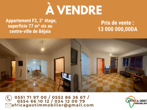 vente appartement bejaia