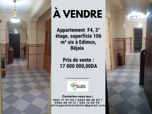 vente appartement