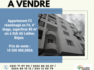 vente appartement bejaia