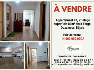 vente appartement