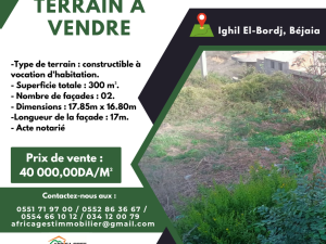 annonce Terrain