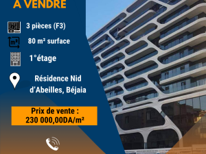 vente appartement bejaia