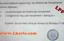 LPP versement bancaire ENPI